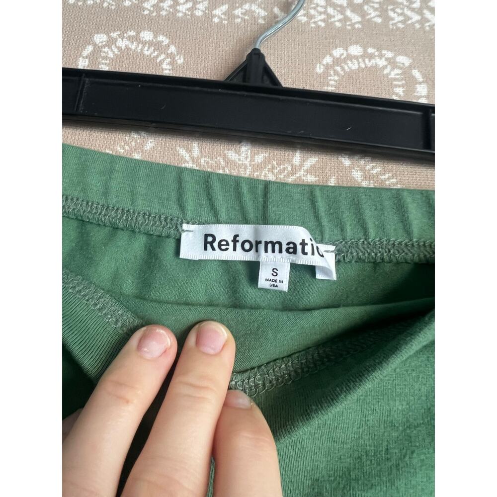 Reformation Foster Knit Set in Green - Picture 9 of 12